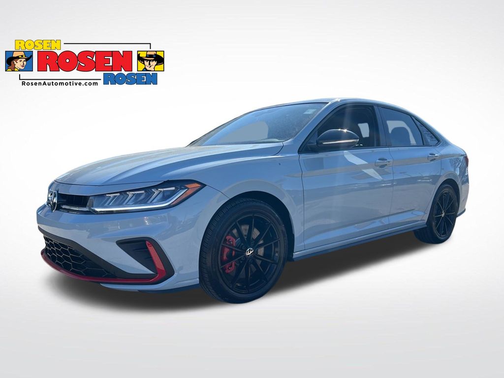 Blue 2025 Volkswagen Jetta GLI Autobahn FWD Sedan Front-Wheel Drive 6-Speed Manual