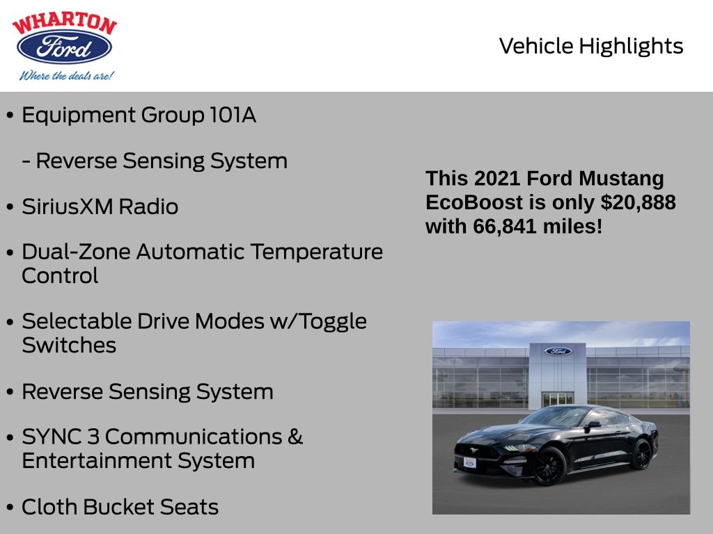 2021 Ford Mustang EcoBoost - 9