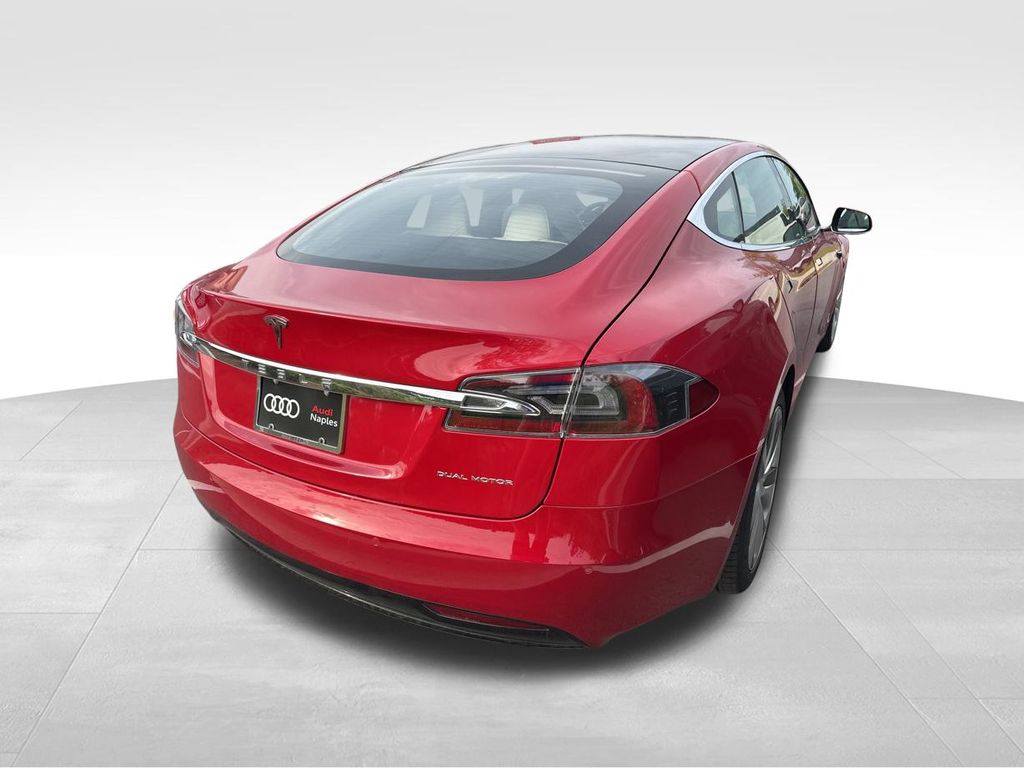 2020 Red Multi-Coat Tesla Model S Long Range AWD Hatchback