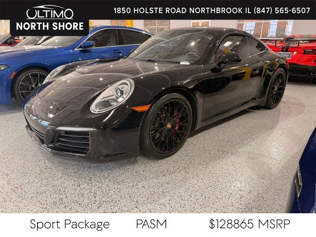 Black 2017 Porsche 911 Coupe Rear-Wheel Drive Automatic