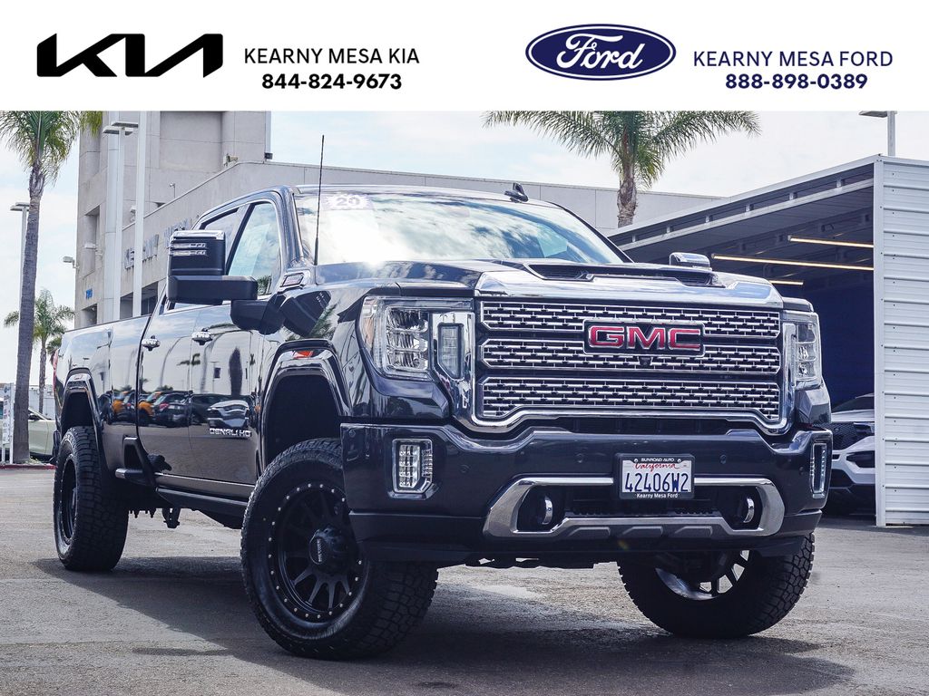 Carbon Black Metallic 2020 GMC Sierra 3500HD Pickup Truck Four-Wheel Drive Automatic