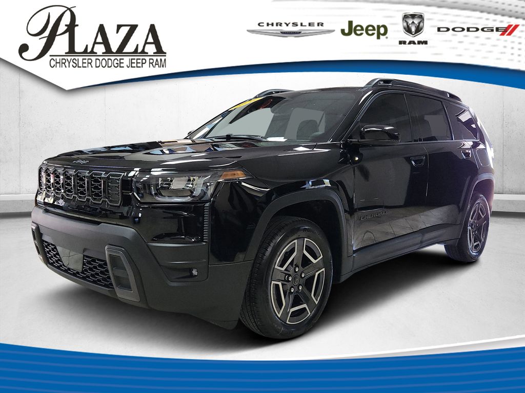 Diamond Black 2026 Jeep Cherokee SUV / Crossover Four-Wheel Drive Continuously Variable Transmission