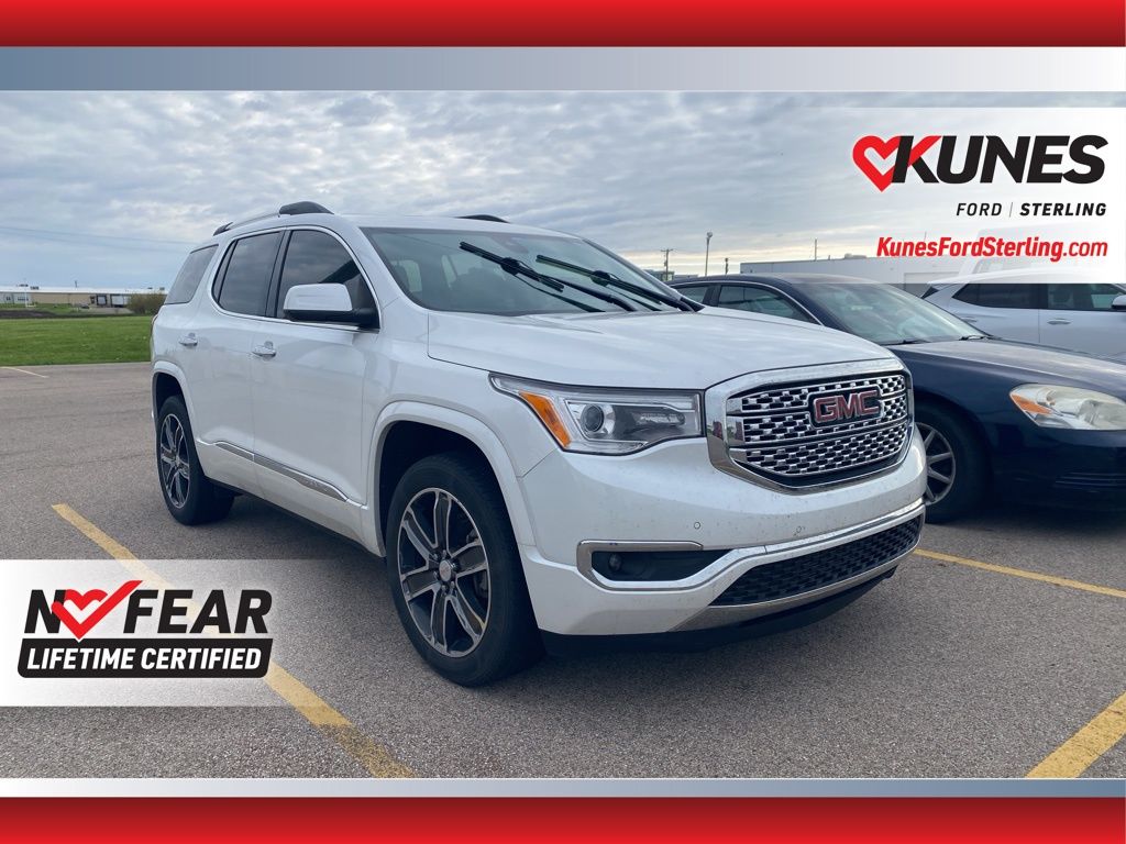 White Frost Tricoat 2017 GMC Acadia Denali FWD SUV / Crossover Front-Wheel Drive 6-Speed Automatic