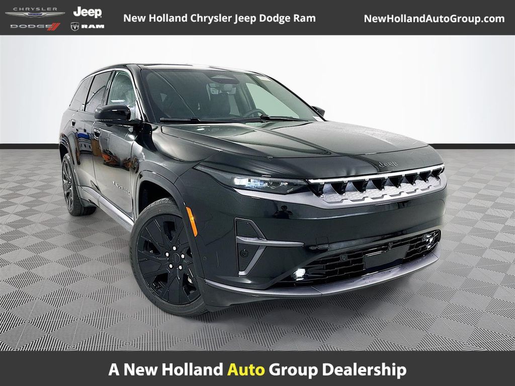 Diamond Black Crystal Pearlcoat 2025 Jeep Wagoneer S Launch Edition 4WD SUV / Crossover Four-Wheel Drive 1-Speed Automatic