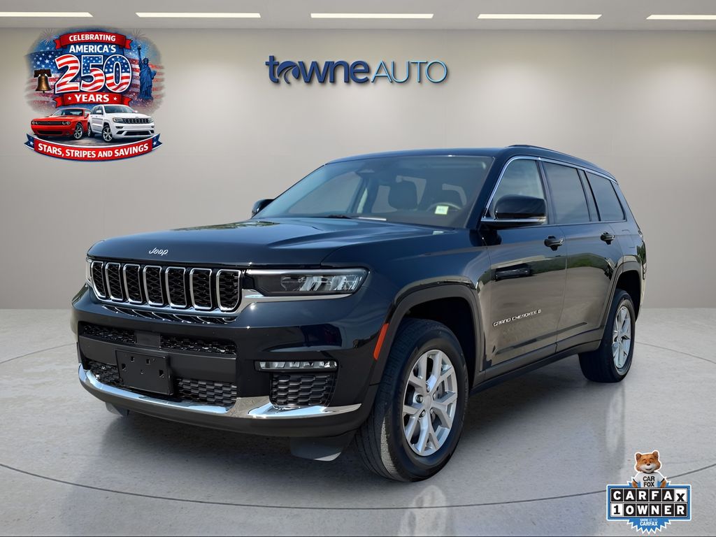 Diamond Black Crystal Pearlcoat 2023 Jeep Grand Cherokee L SUV / Crossover Four-Wheel Drive 8-Speed Automatic