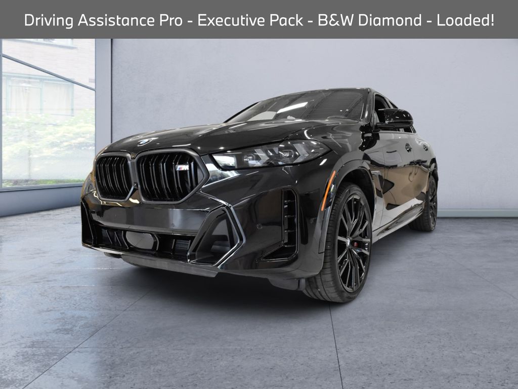 Black Sapphire Metallic 2026 BMW X6 M60i xDrive SUV / Crossover All-Wheel Drive 8-Speed Automatic