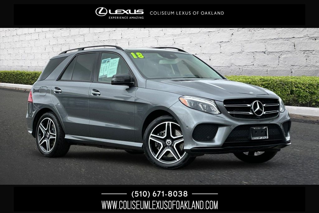 Gray 2018 Mercedes-Benz GLE 550e 4MATIC SUV / Crossover All-Wheel Drive 7-Speed Automatic
