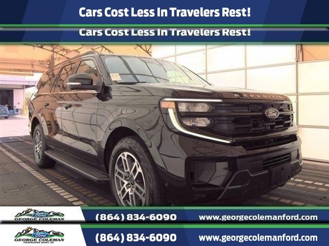 Black Metallic 2025 Ford Expedition MAX Active 4WD SUV / Crossover Four-Wheel Drive Automatic