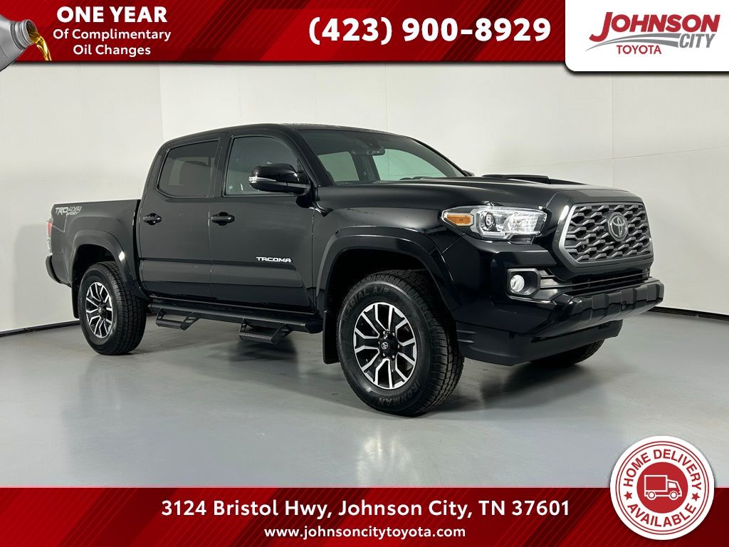 Black 2023 Toyota Tacoma Pickup Truck Four-Wheel Drive 6-Speed Manual