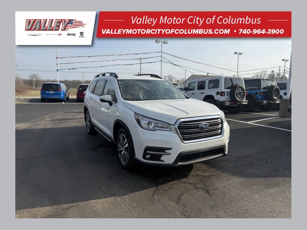 Crystal White Pearl 2020 Subaru Ascent Limited 7-Passenger AWD SUV / Crossover All-Wheel Drive Continuously Variable Transmission