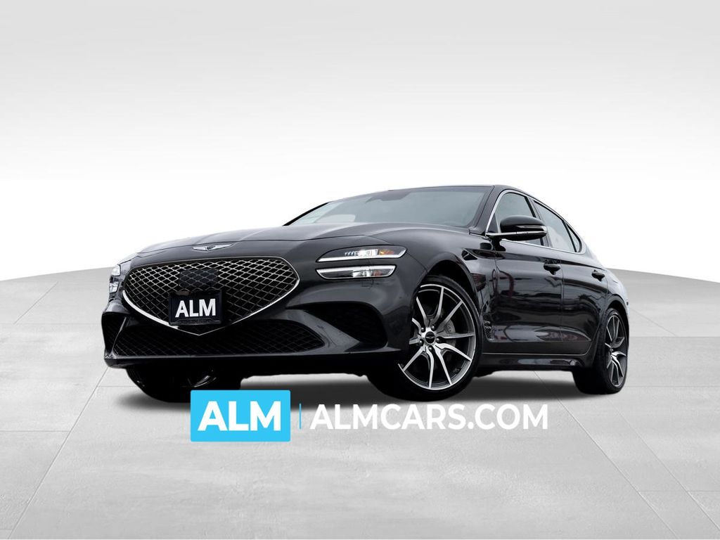 Makalu Gray 2025 Genesis G70 Sedan Rear-Wheel Drive 8-Speed Automatic