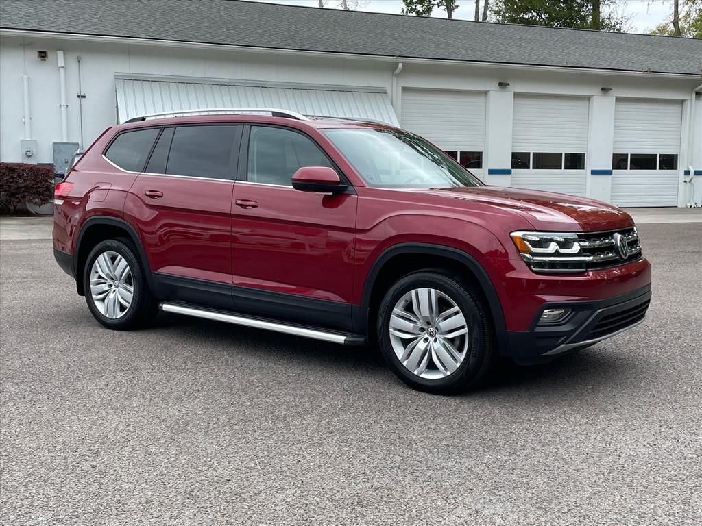 Fortana Red 2019 Volkswagen Atlas SE FWD with Technology SUV / Crossover Front-Wheel Drive 8-Speed Automatic