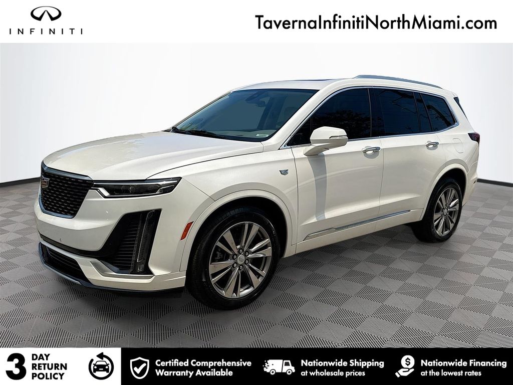 Crystal White 2024 Cadillac XT6 SUV / Crossover Four-Wheel Drive 9-Speed Automatic
