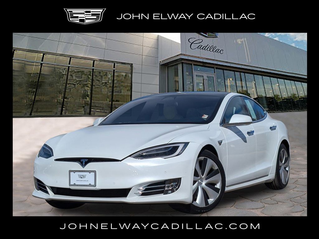Pearl White Multi-Coat 2020 Tesla Model S Long Range AWD Sedan All-Wheel Drive 1-Speed Automatic