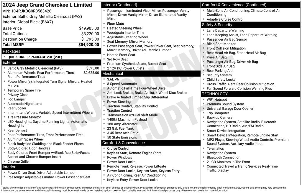 2024 Jeep Grand Cherokee L Limited