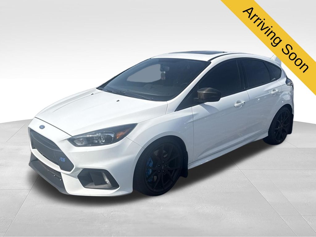 Frozen White 2017 Ford Focus RS Hatchback All-Wheel Drive 6-Speed Manual