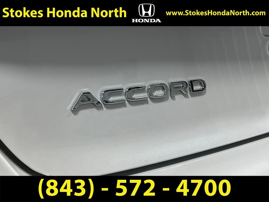 2026 Honda Accord LX White at Stokes Honda North