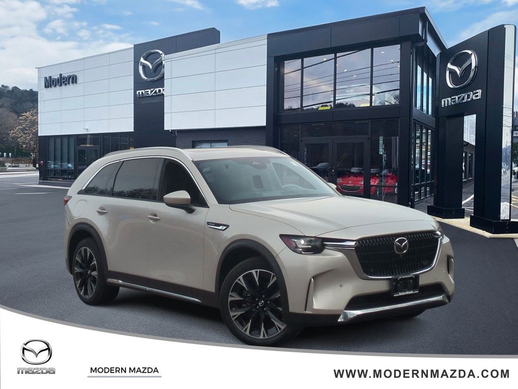 Gray (Platinum Quartz) 2024 Mazda CX-90 PHEV Premium Plus AWD SUV / Crossover All-Wheel Drive 8-Speed Automatic