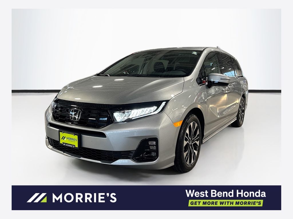 Solar Silver Metallic 2026 Honda Odyssey Elite FWD Minivan Front-Wheel Drive Automatic