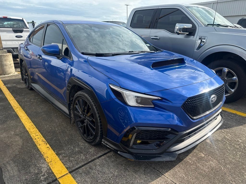 WR Blue Pearl 2022 Subaru WRX Sedan All-Wheel Drive Continuously Variable Transmission