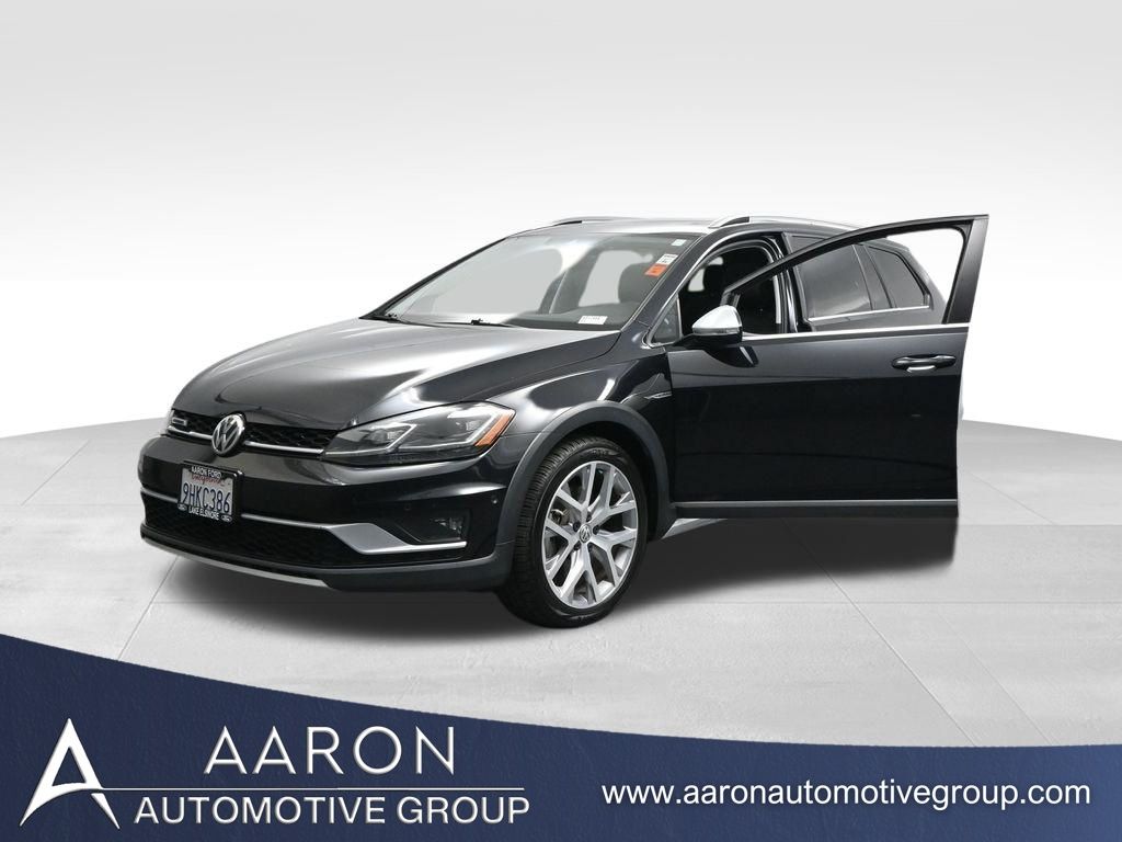 Deep Black Pearl 2019 Volkswagen Golf Alltrack SEL 4Motion AWD Wagon All-Wheel Drive 6-Speed Dual Clutch