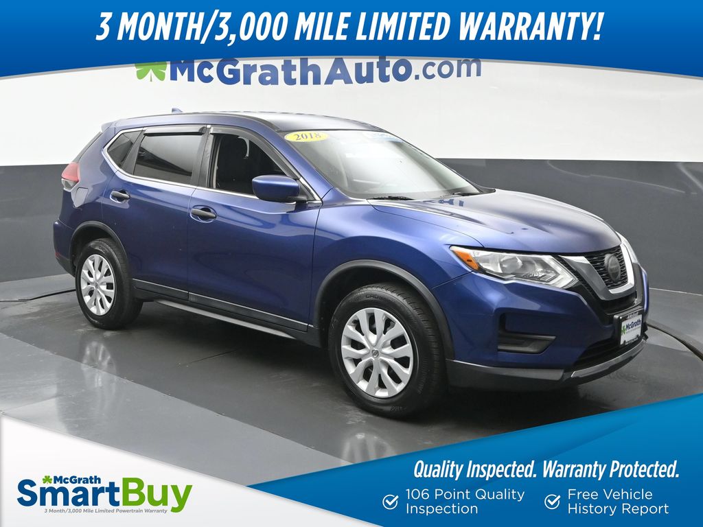 Caspian Blue 2018 Nissan Rogue SUV / Crossover All-Wheel Drive Continuously Variable Transmission