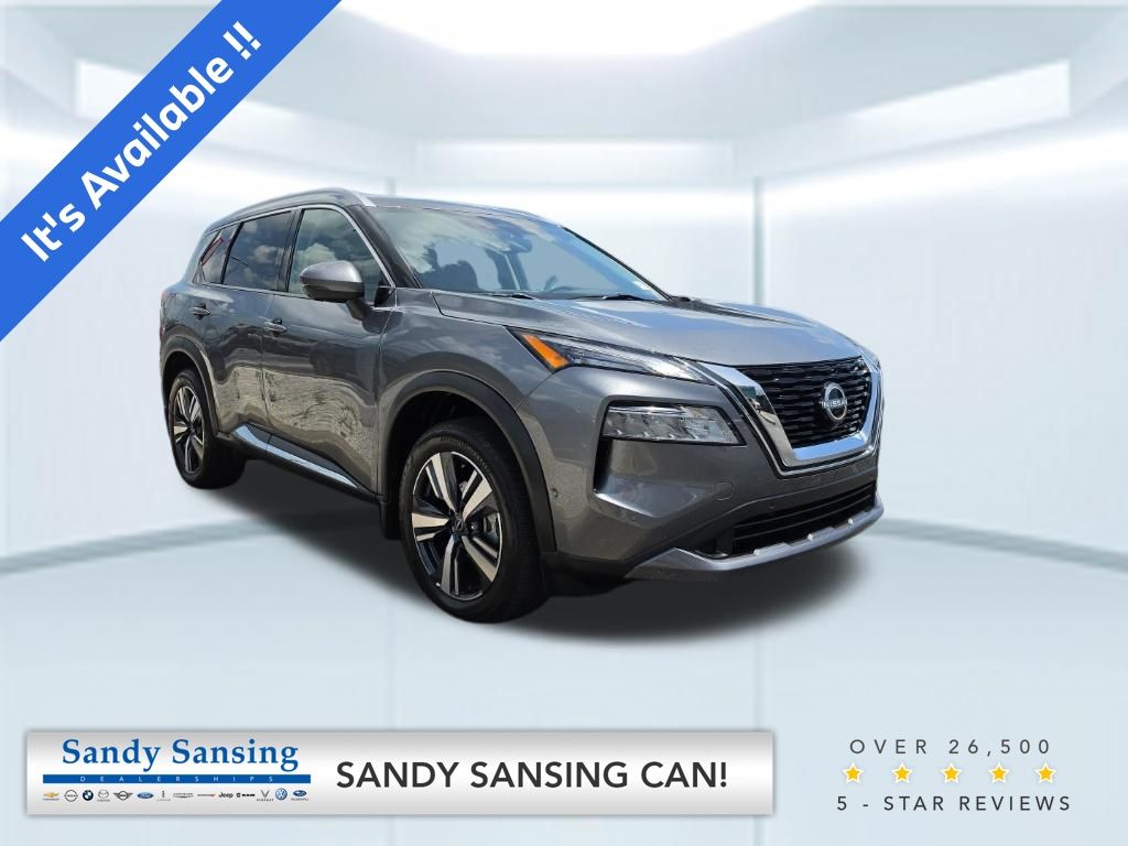 Gray (Gun Metallic) 2023 Nissan Rogue SUV / Crossover Front-Wheel Drive Continuously Variable Transmission