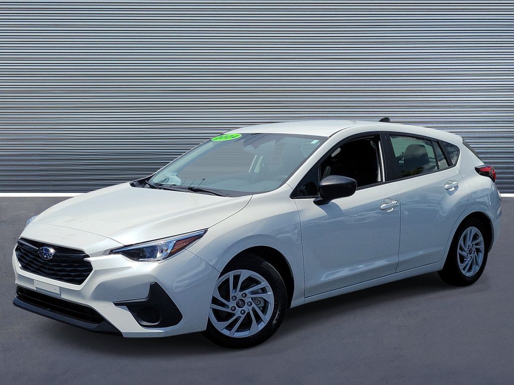 Crystal White Pearl 2024 Subaru Impreza Wagon All-Wheel Drive Continuously Variable Transmission