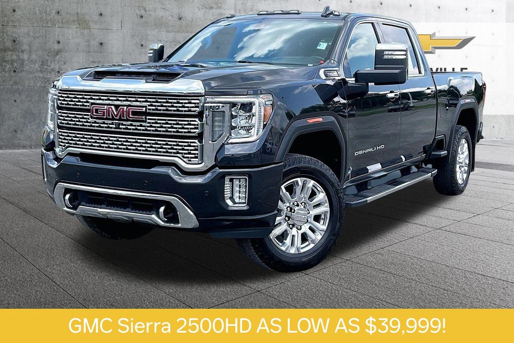 Carbon Black Metallic 2021 GMC Sierra 2500HD Pickup Truck Four-Wheel Drive 6-Speed Automatic