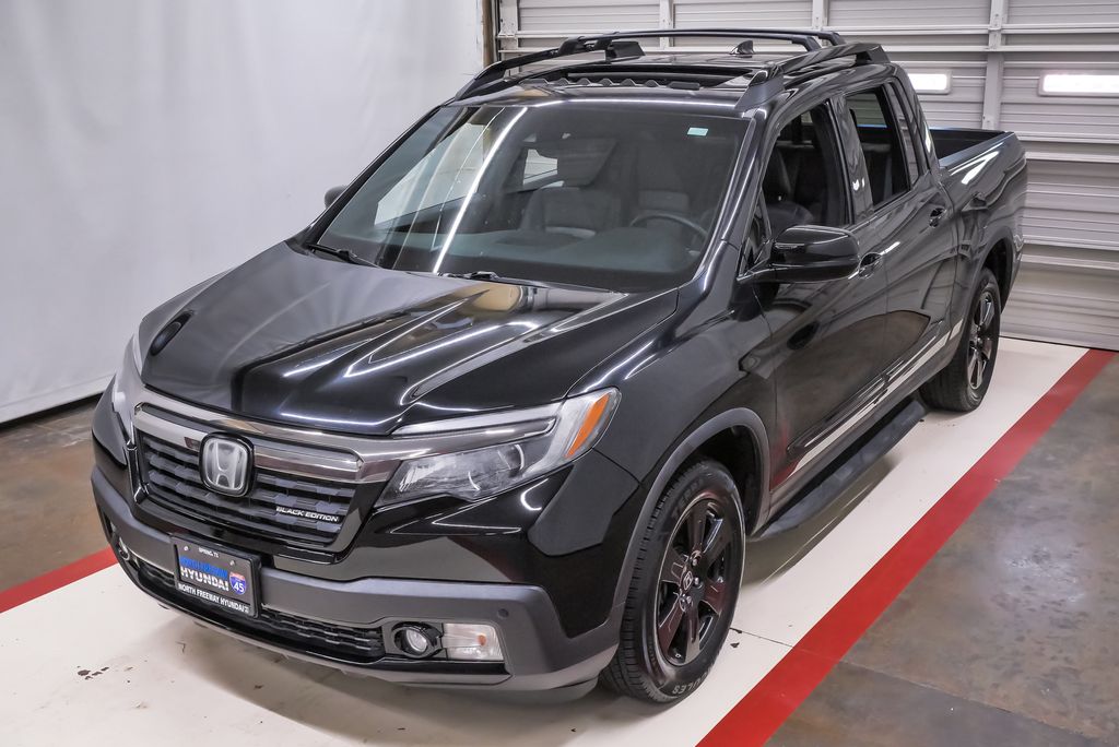 Black 2019 Honda Ridgeline Pickup Truck All-Wheel Drive 6-Speed Automatic