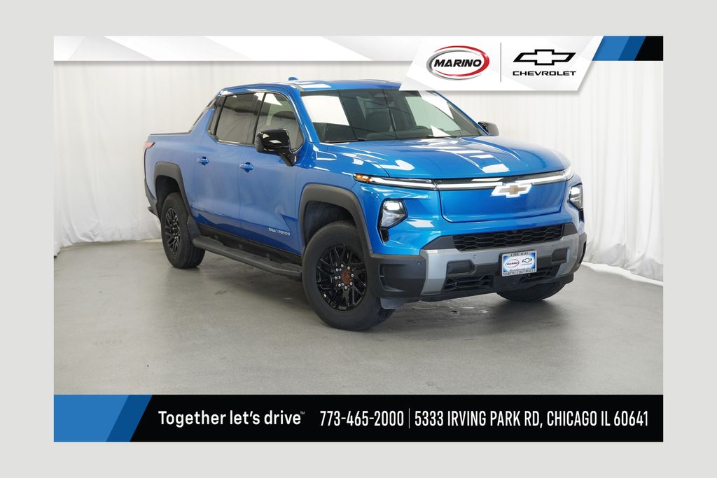 Riptide Blue 2026 Chevrolet Silverado EV Pickup Truck All-Wheel Drive 1-Speed Automatic