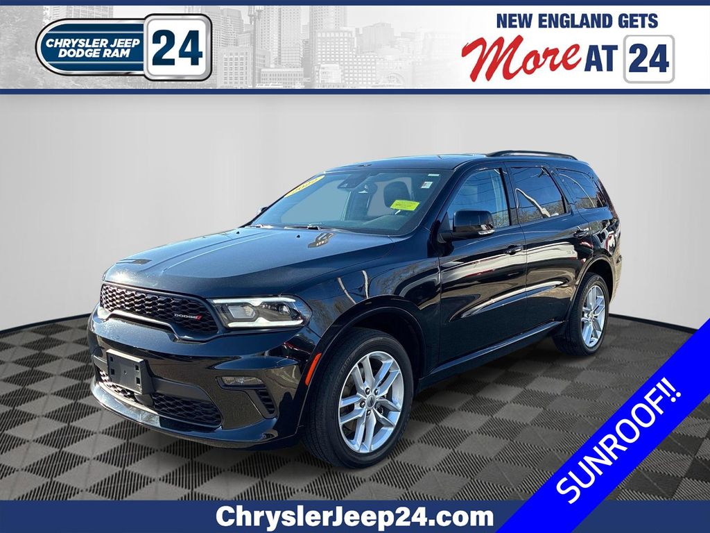 Black Clearcoat 2022 Dodge Durango SUV / Crossover All-Wheel Drive 8-Speed Automatic