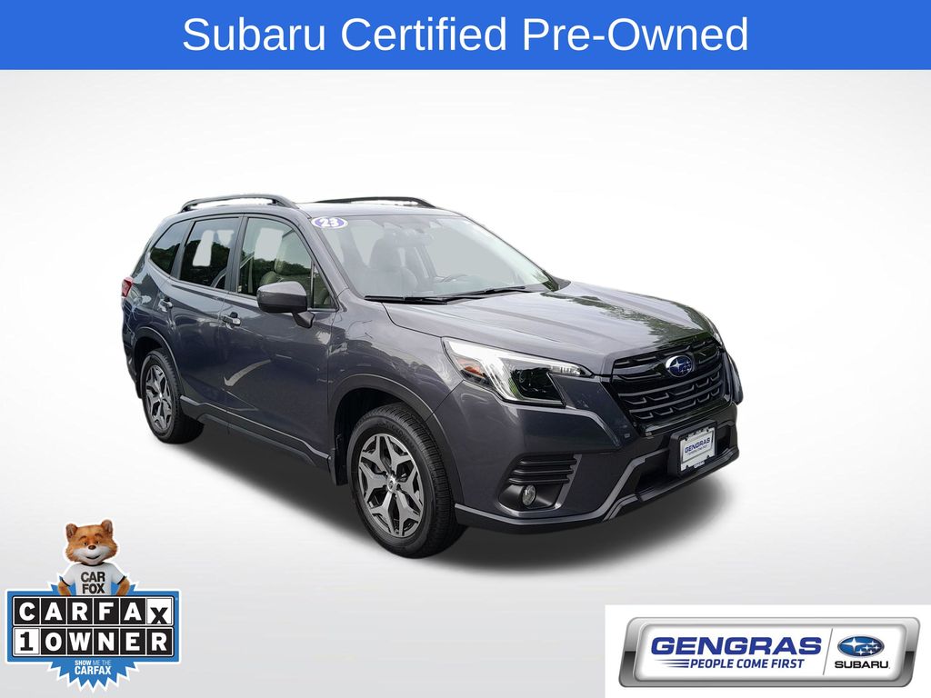 Magnetite Gray Metallic 2023 Subaru Forester SUV / Crossover All-Wheel Drive Continuously Variable Transmission