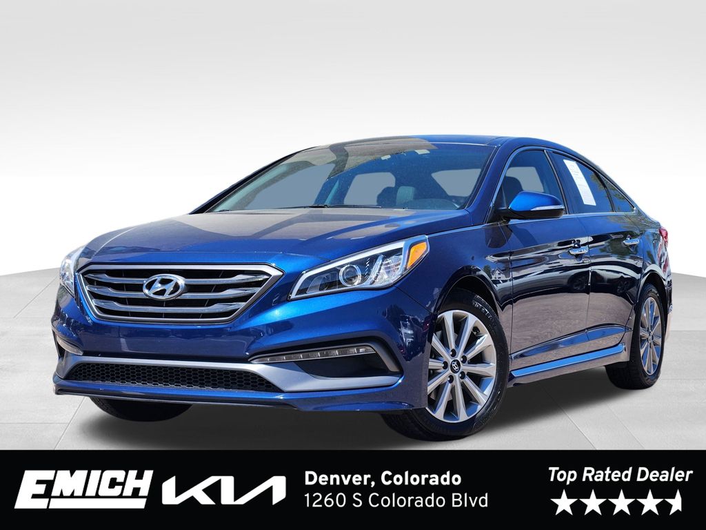 Lakeside Blue 2016 Hyundai Sonata Sedan Front-Wheel Drive 6-Speed Automatic