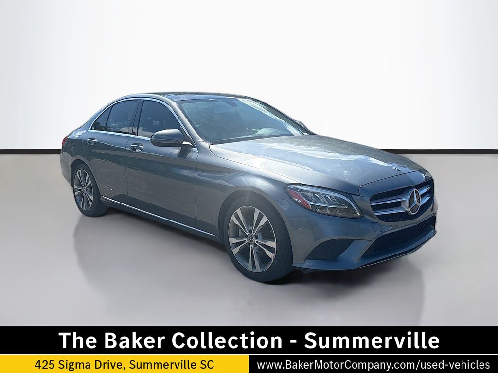 Selenite Gray Metallic 2020 Mercedes-Benz C-Class Sedan Rear-Wheel Drive 9-Speed Automatic