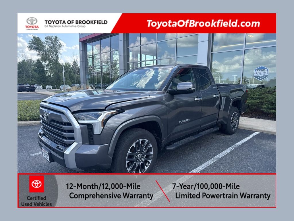 Magnetic Gray Metallic 2022 Toyota Tundra Pickup Truck Four-Wheel Drive Automatic
