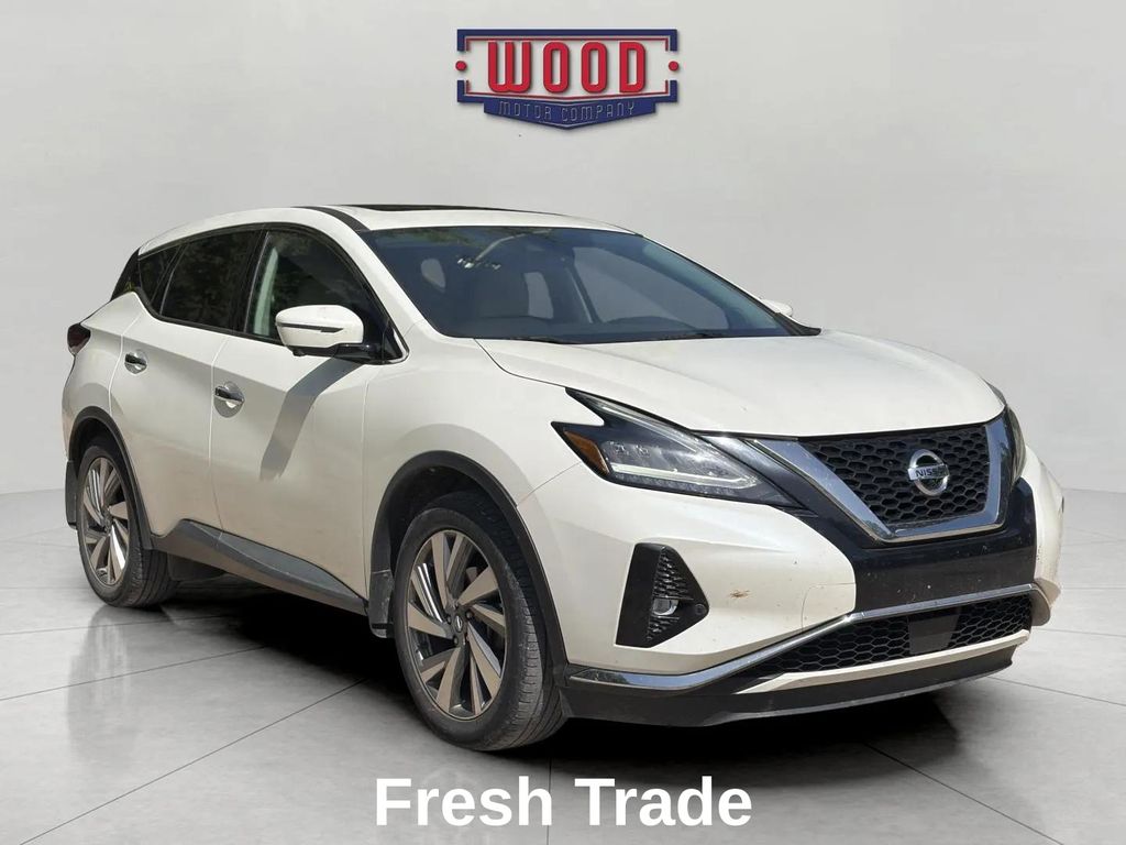 Pearl White Tricoat 2021 Nissan Murano SUV / Crossover All-Wheel Drive Continuously Variable Transmission