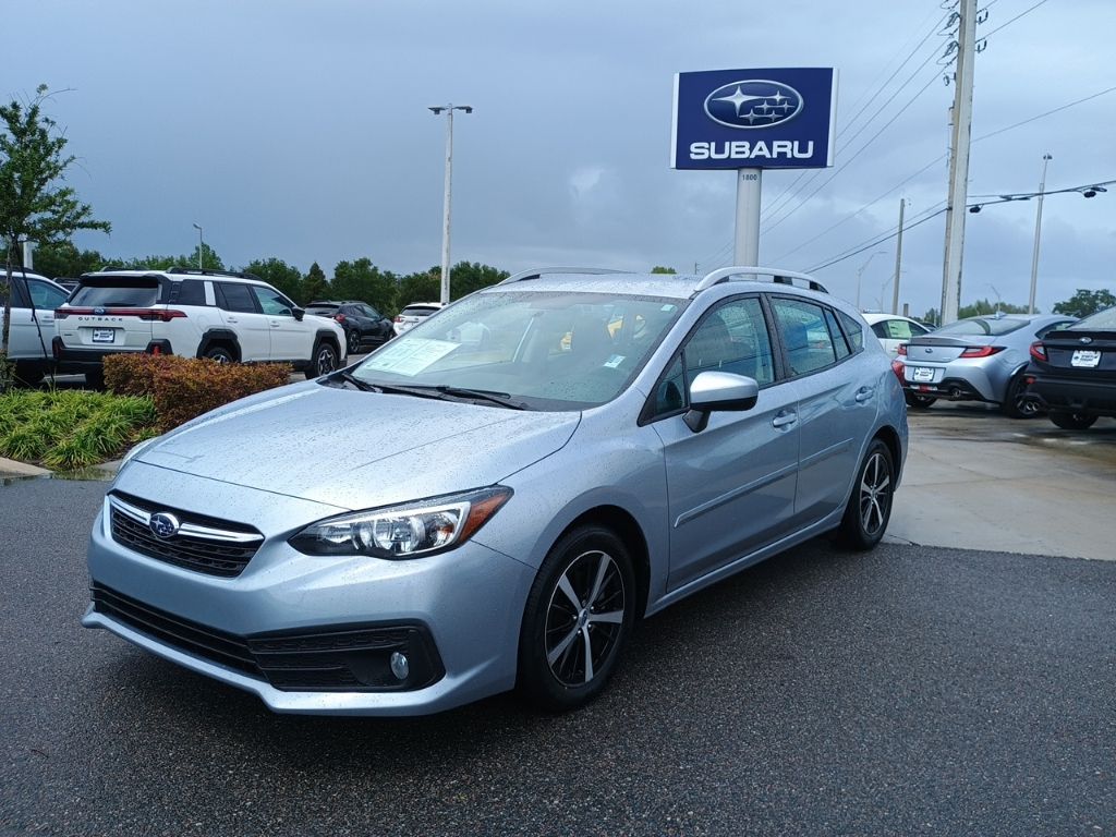 Ice Silver Metallic 2023 Subaru Impreza Premium Wagon AWD Wagon All-Wheel Drive Continuously Variable Transmission