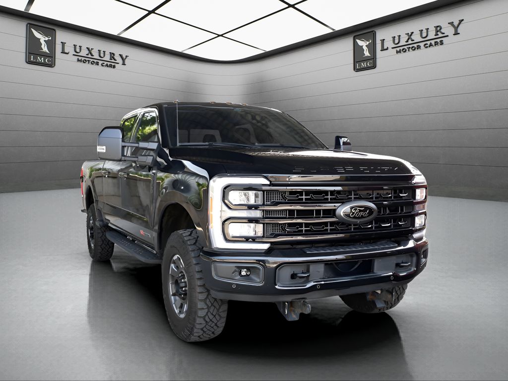 Agate Black Metallic 2024 Ford F-350 Super Duty Pickup Truck Four-Wheel Drive Automatic