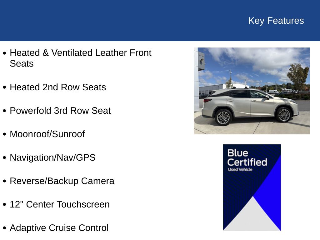 2021 Lexus RX 350L Luxury