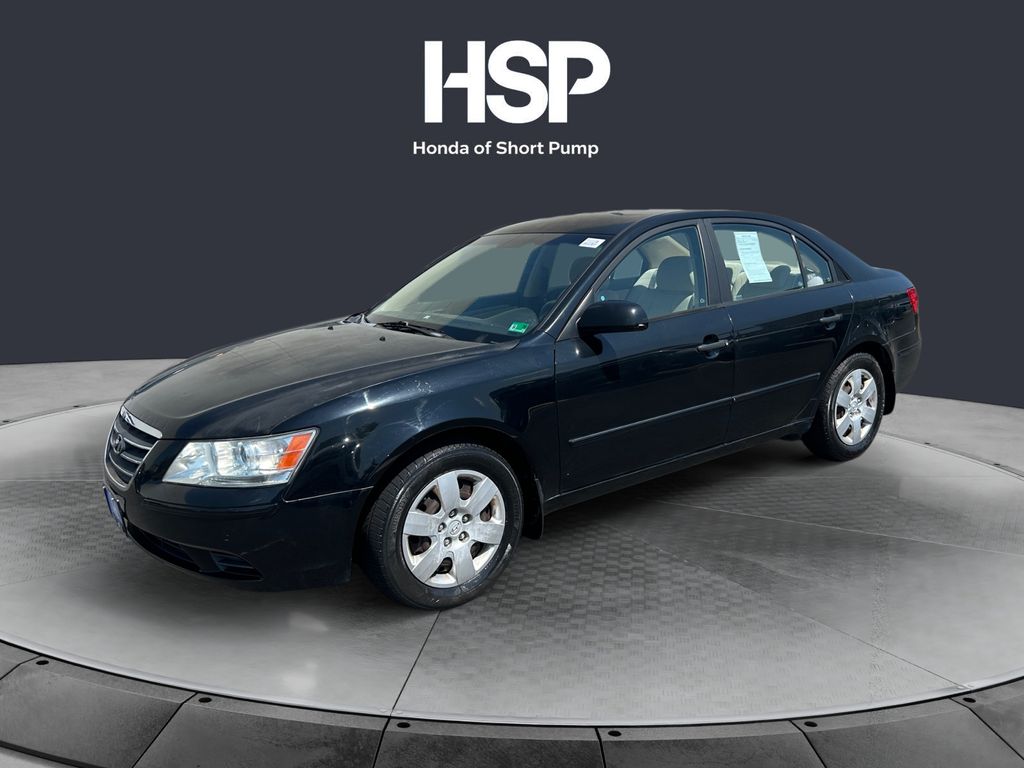 Ebony Black 2010 Hyundai Sonata Sedan Front-Wheel Drive 5-Speed Automatic Overdrive
