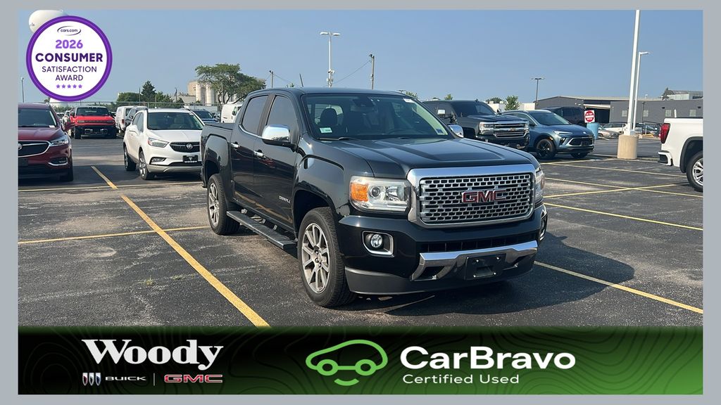 Onyx Black 2019 GMC Canyon Pickup Truck Four-Wheel Drive 8-Speed Automatic