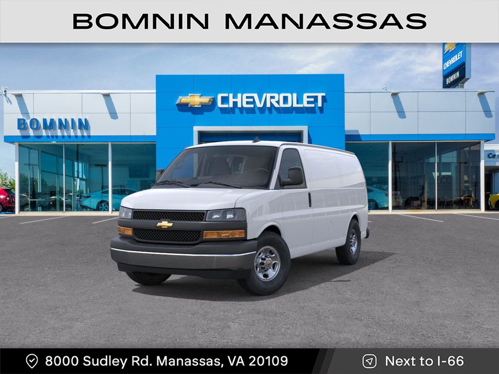 Summit White 2025 Chevrolet Express Cargo 2500 RWD Van Rear-Wheel Drive 8-Speed Automatic Overdrive