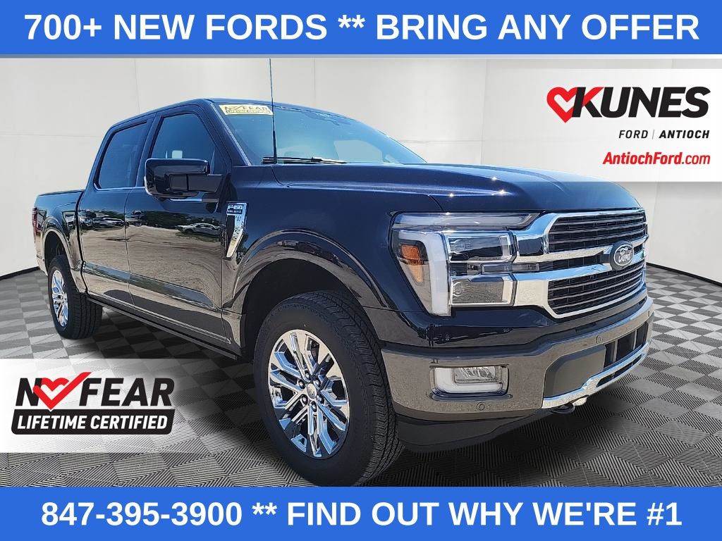 Antimatter Blue Metallic 2026 Ford F-150 Pickup Truck Four-Wheel Drive Automatic
