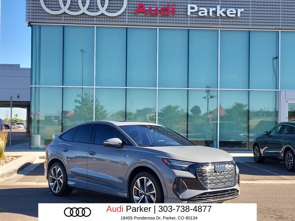Pebble Gray 2024 Audi Q4 e-tron Sportback Sedan All-Wheel Drive Automatic