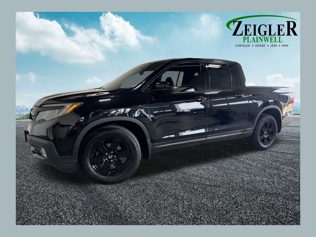Black 2019 Honda Ridgeline Pickup Truck All-Wheel Drive 6-Speed Automatic