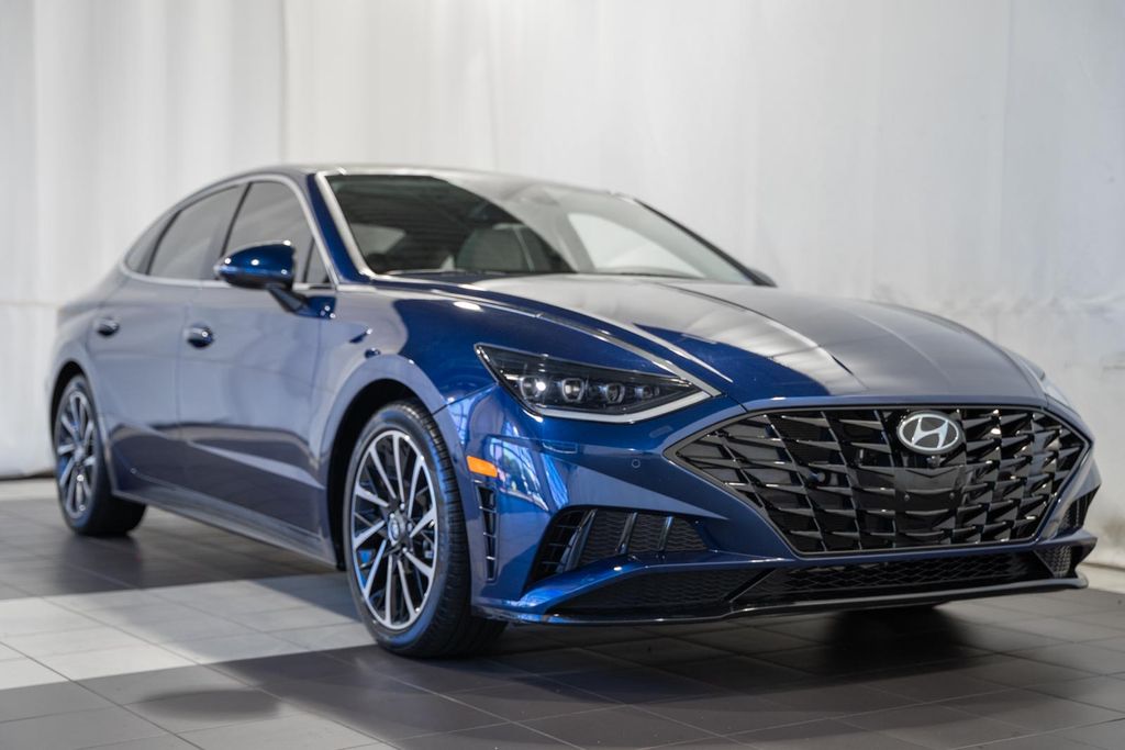 Blue (Stormy Sea) 2021 Hyundai Sonata Sedan Front-Wheel Drive 8-Speed Automatic Overdrive