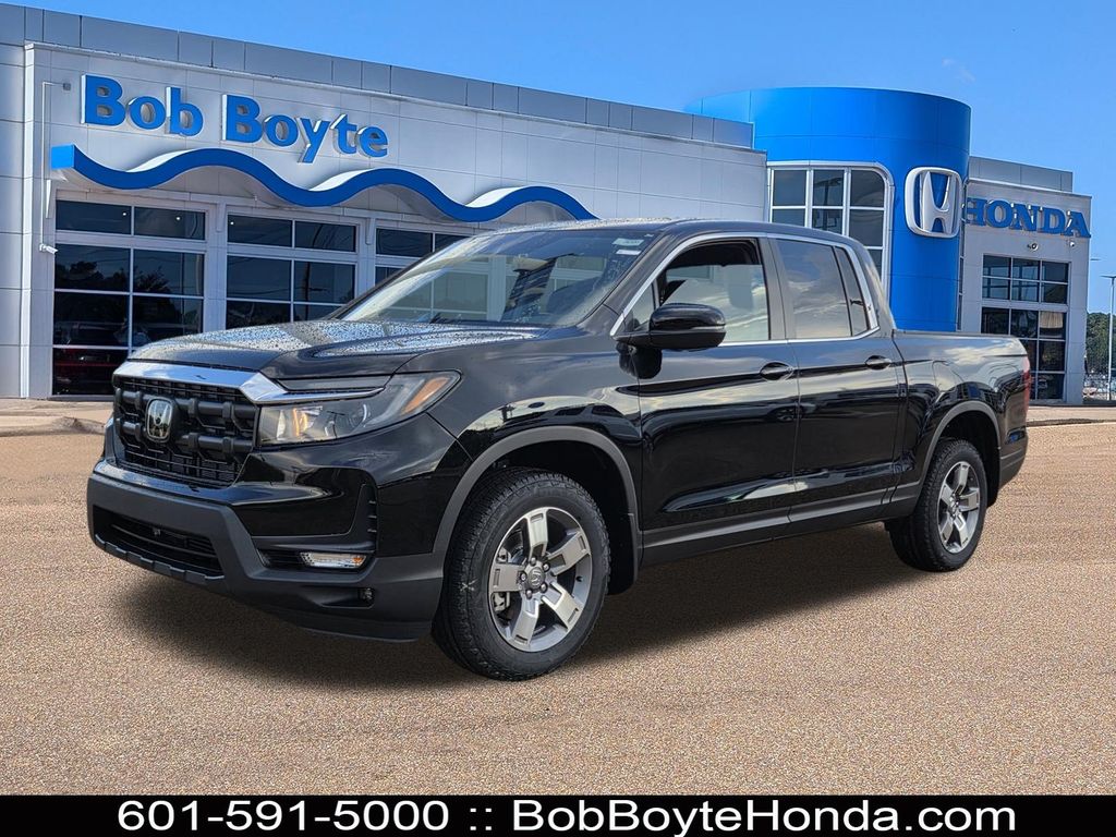 Crystal Black Pearl 2026 Honda Ridgeline Pickup Truck All-Wheel Drive 9-Speed Automatic