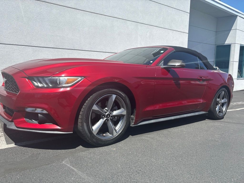 Ruby Red Metallic 2016 Ford Mustang Convertible Rear-Wheel Drive 6-Speed Automatic