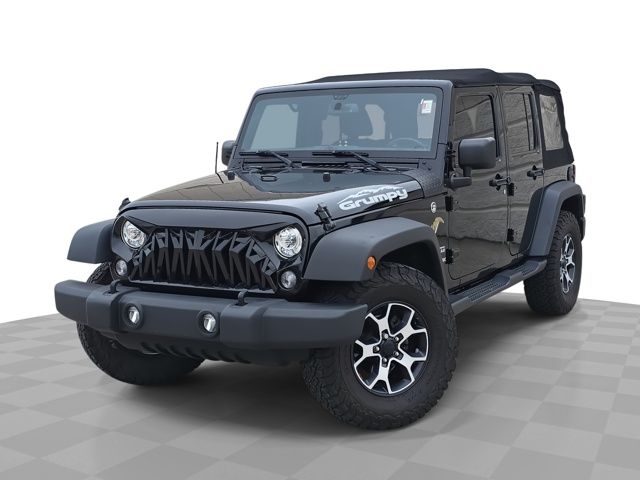 Black Clearcoat 2018 Jeep Wrangler JK Unlimited Sport 4WD SUV / Crossover Four-Wheel Drive 5-Speed Automatic